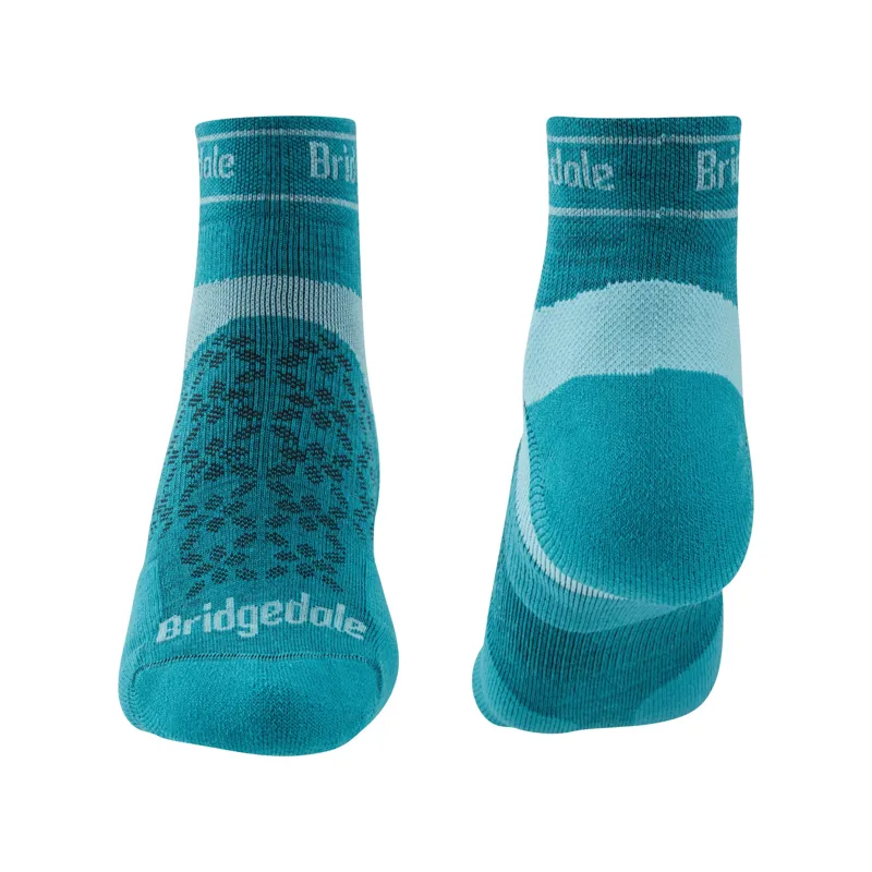 Bridgedale Womens Ultra Light T2 Merino Sport Low Sock Teal-1