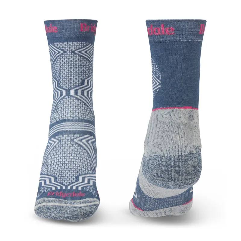 Bridgedale Womens Ultralight T2 Coolmax Performance Socks Dark Denim-1
