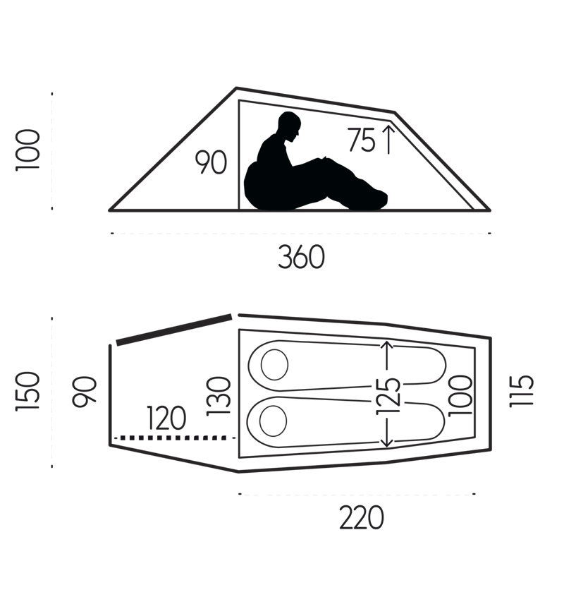 Fjallraven Abisko Lite 2  Tent Sand -1