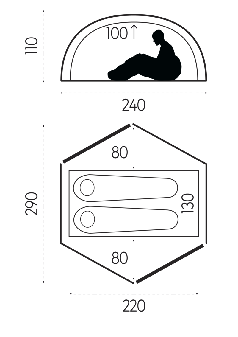 Fjallraven Abisko Dome 2 Tent Sand-7