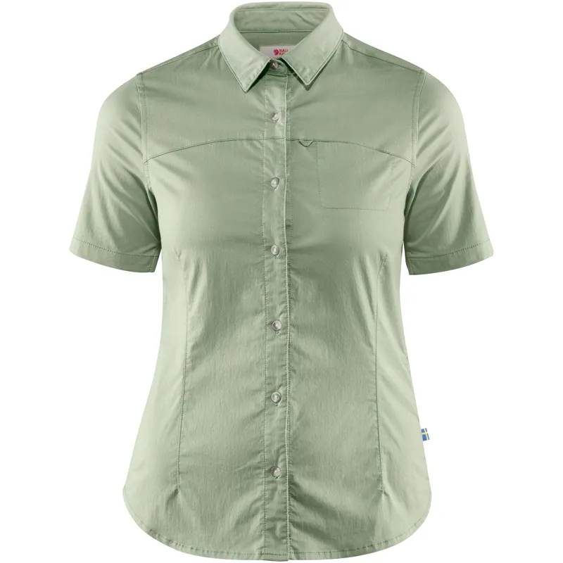 Fjallraven Womens High Coast Stretch SS Shirt Sage Green
