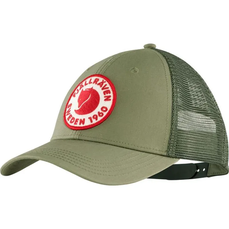Fjallraven 1960 Logo Langtradarkeps Hat Green
