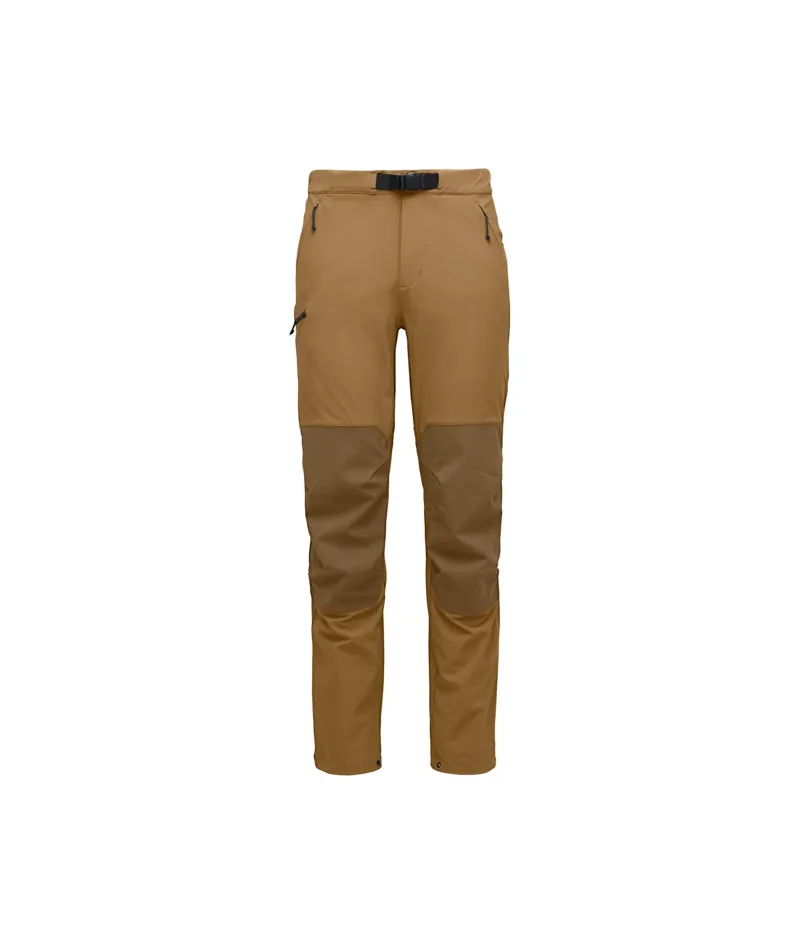 Black Diamond Men's Alpine Hybrid Pants Flax/Dark Curry