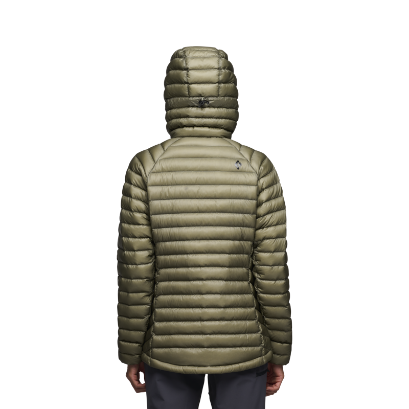 Black Diamond Women's Approach Down Hoodie Pine Smoke-2