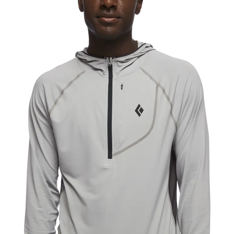 Black Diamond Men's Alpenglow Pro Hoodie Pewter-1