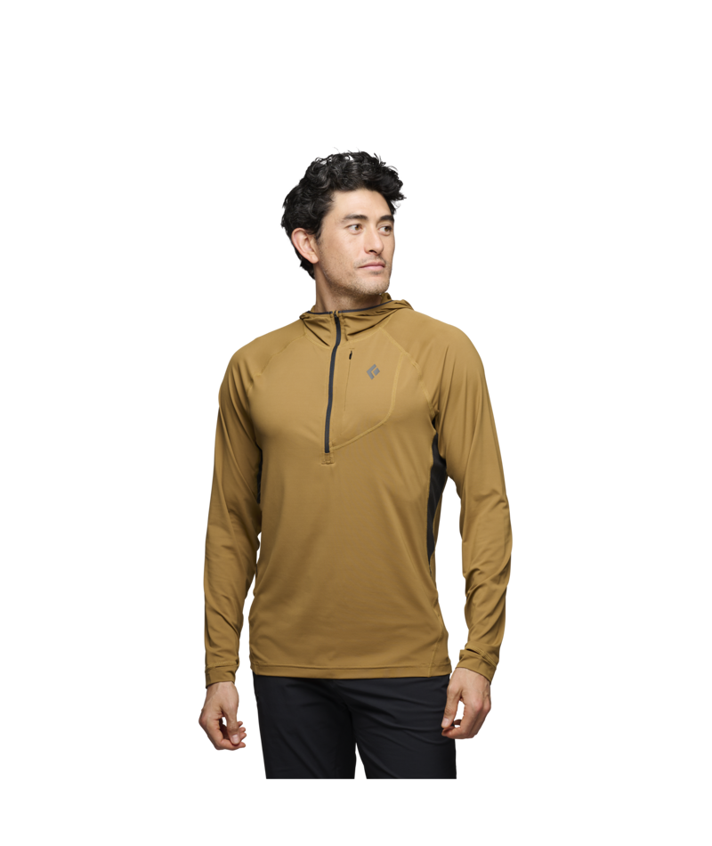 Black Diamond Men's Alpenglow Pro Hoodie Flax-1
