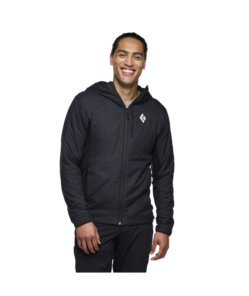 Black Diamond Men's First Light Hybrid Hoodie Black-1