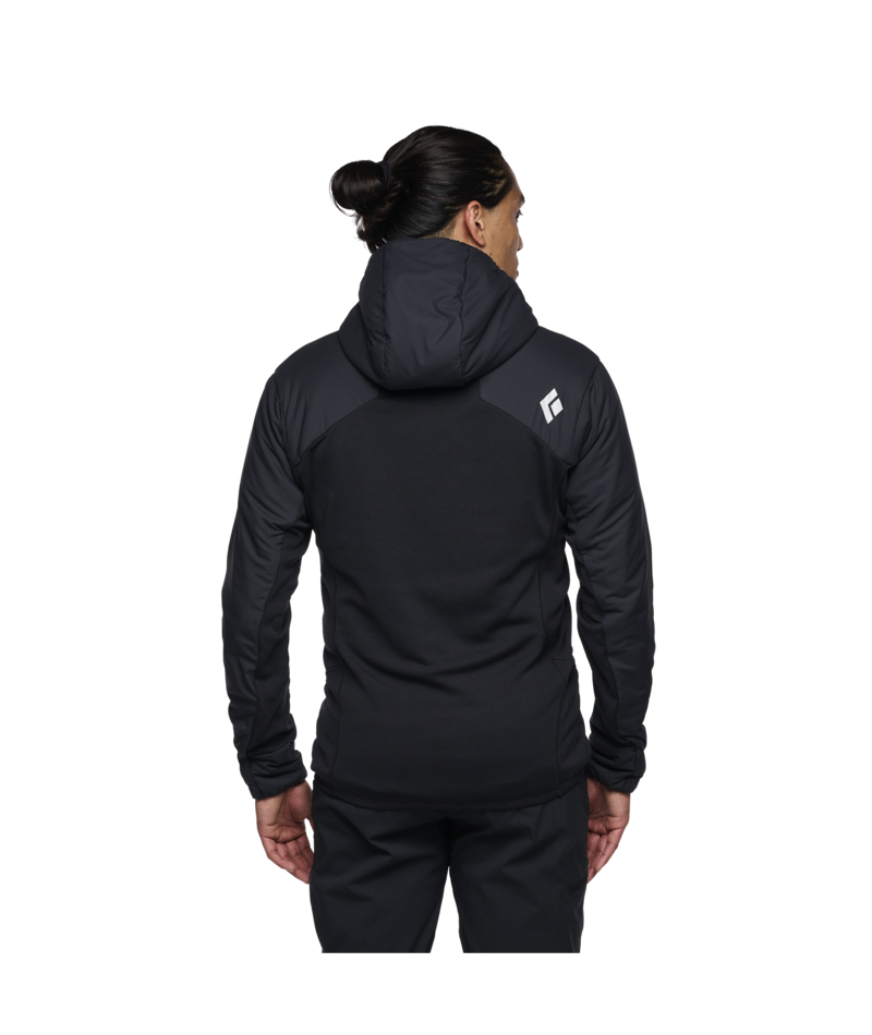 Black Diamond Men's First Light Hybrid Hoodie Black-3