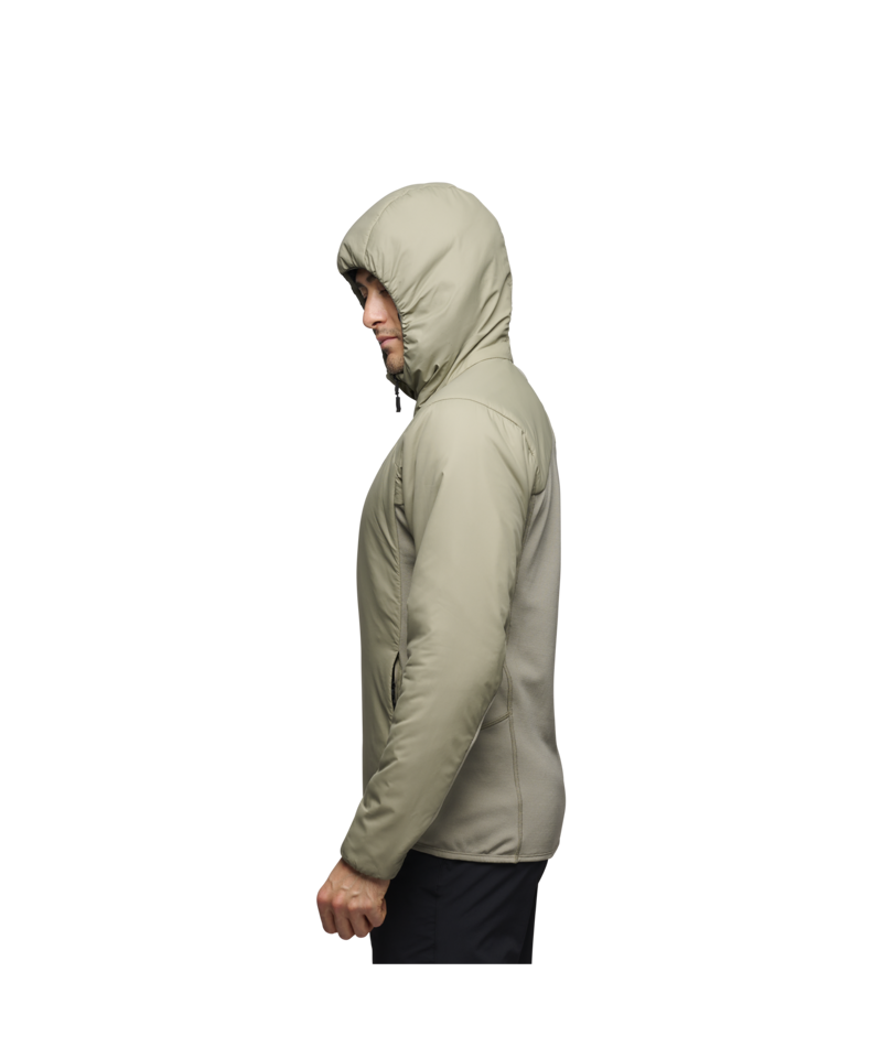 Black Diamond Men's First Light Hybrid Hoodie Pine Smoke-3