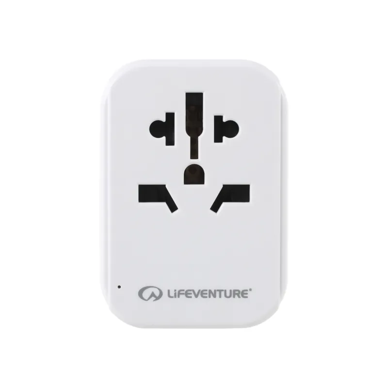 Lifeventure World to Europe Travel Adaptor with USB and USB C-5