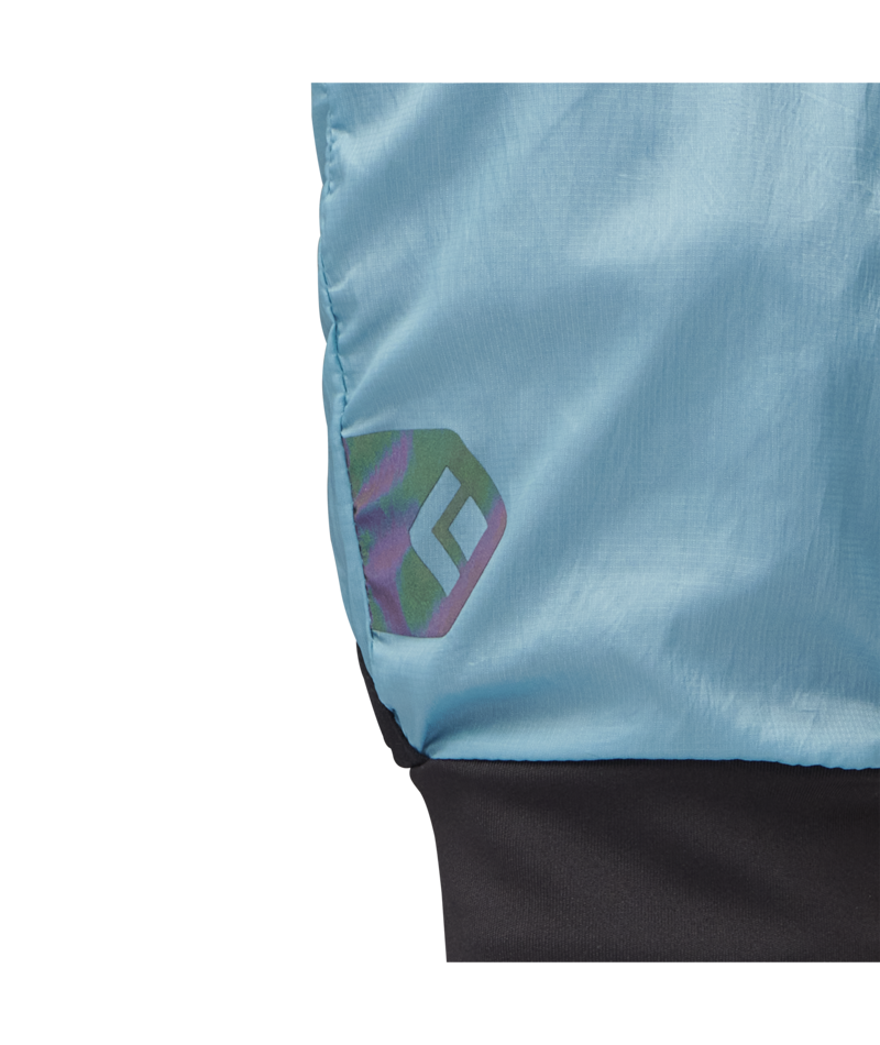 Black Diamond Deploy Wind Hood Gloves Carbon/Glacier Blue-4