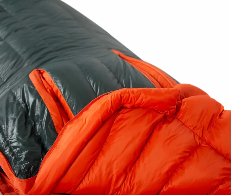NEMO Equipment Mens Riff 15 Regular Ember Red/Deep Water Sleeping Bag-5