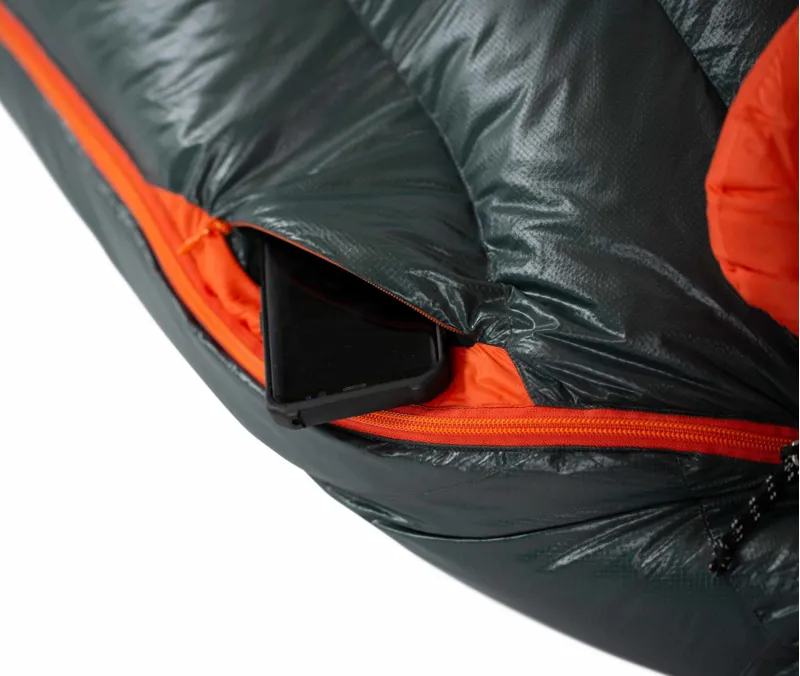 NEMO Equipment Mens Riff 15 Regular Ember Red/Deep Water Sleeping Bag-8