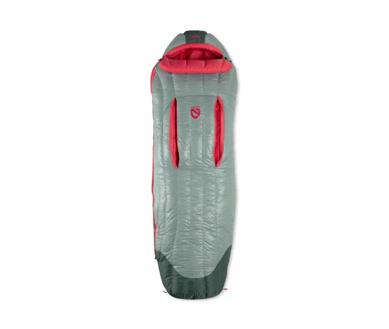 NEMO Equipment Womens Riff 15 Regular Rhubarb/Lichen Sleeping Bag