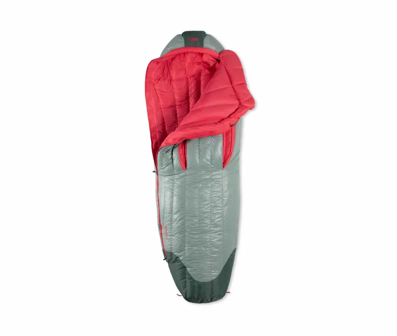 NEMO Equipment Womens Riff 15 Regular Rhubarb/Lichen Sleeping Bag-1