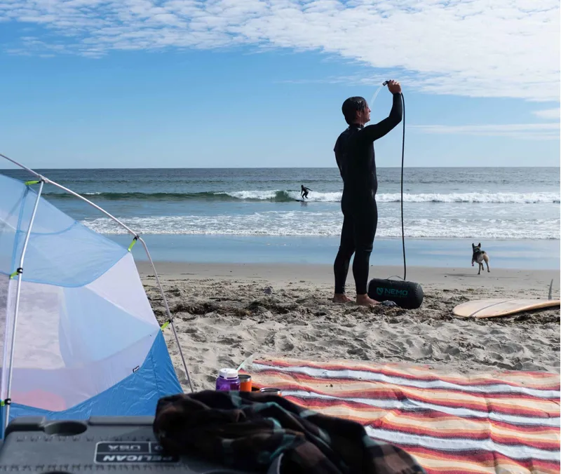 NEMO Equipment Helio Portable Pressurised Camp Shower-5