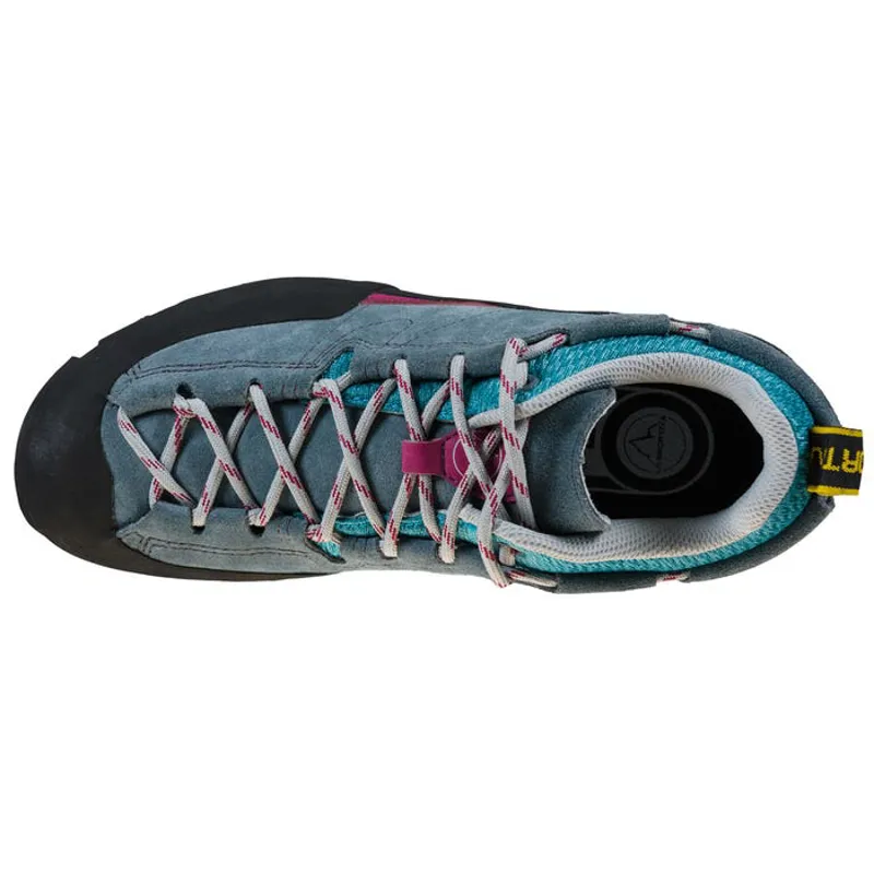 La Sportiva Womens Boulder X Slate/Red Plum-5