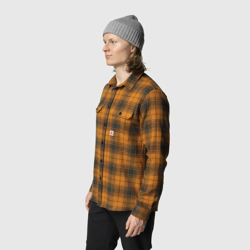 Tierra Men's Fjallmossen Shirt Rust Orange-3