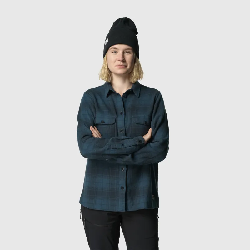 Tierra Women's Fjallmossen Shirt Navy-2