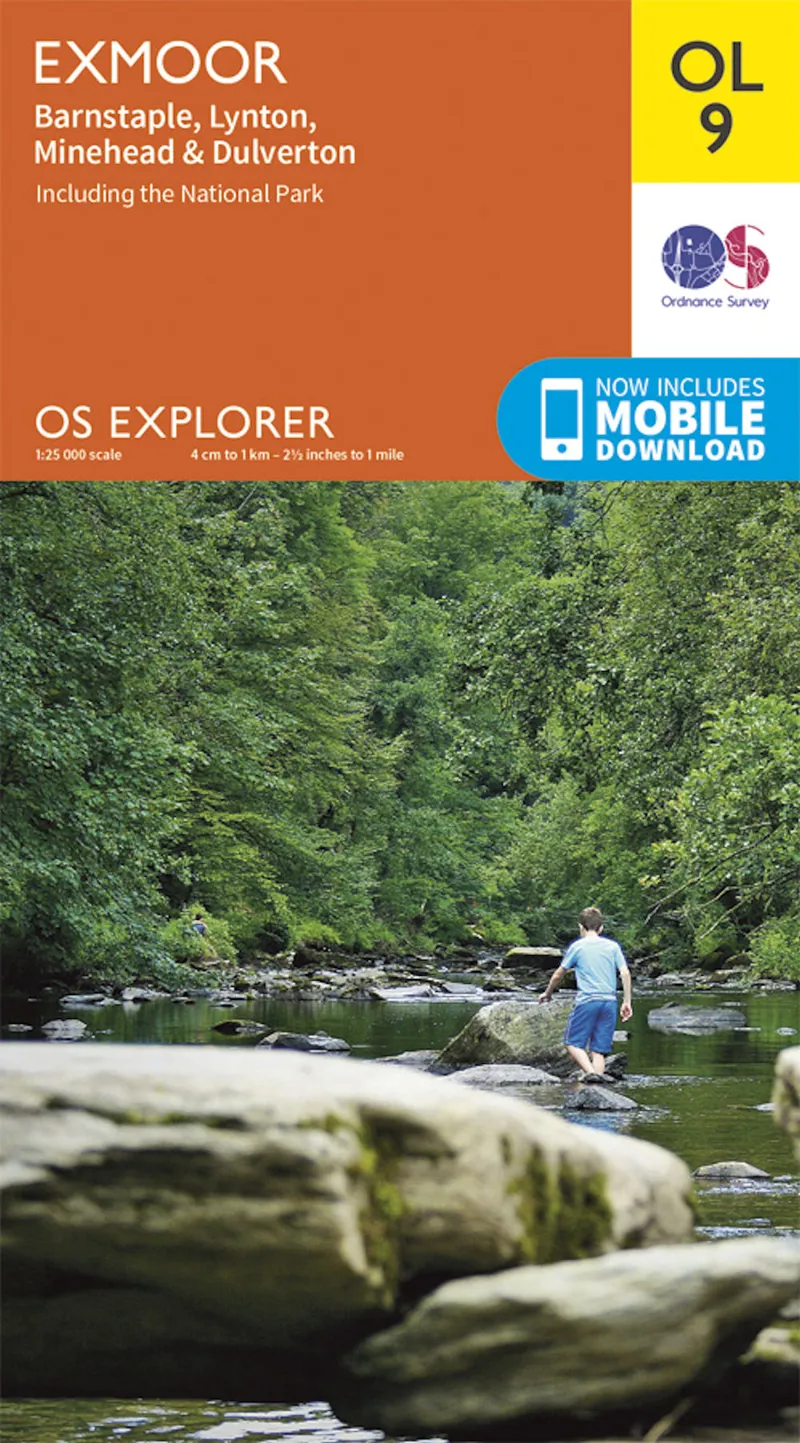 OS Explorer Map OL9 Exmoor