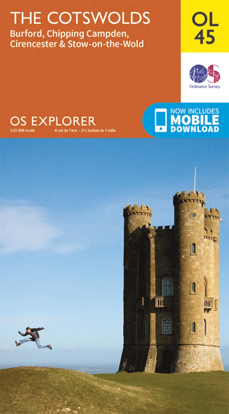 OS Explorer Map OL45 The Cotswolds