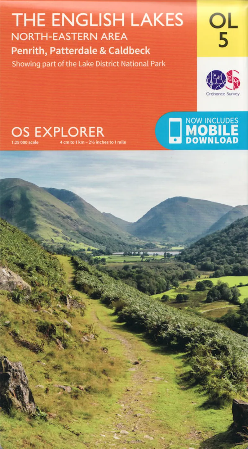 OS Explorer Map OL5 The English Lakes: North-Eastern Area