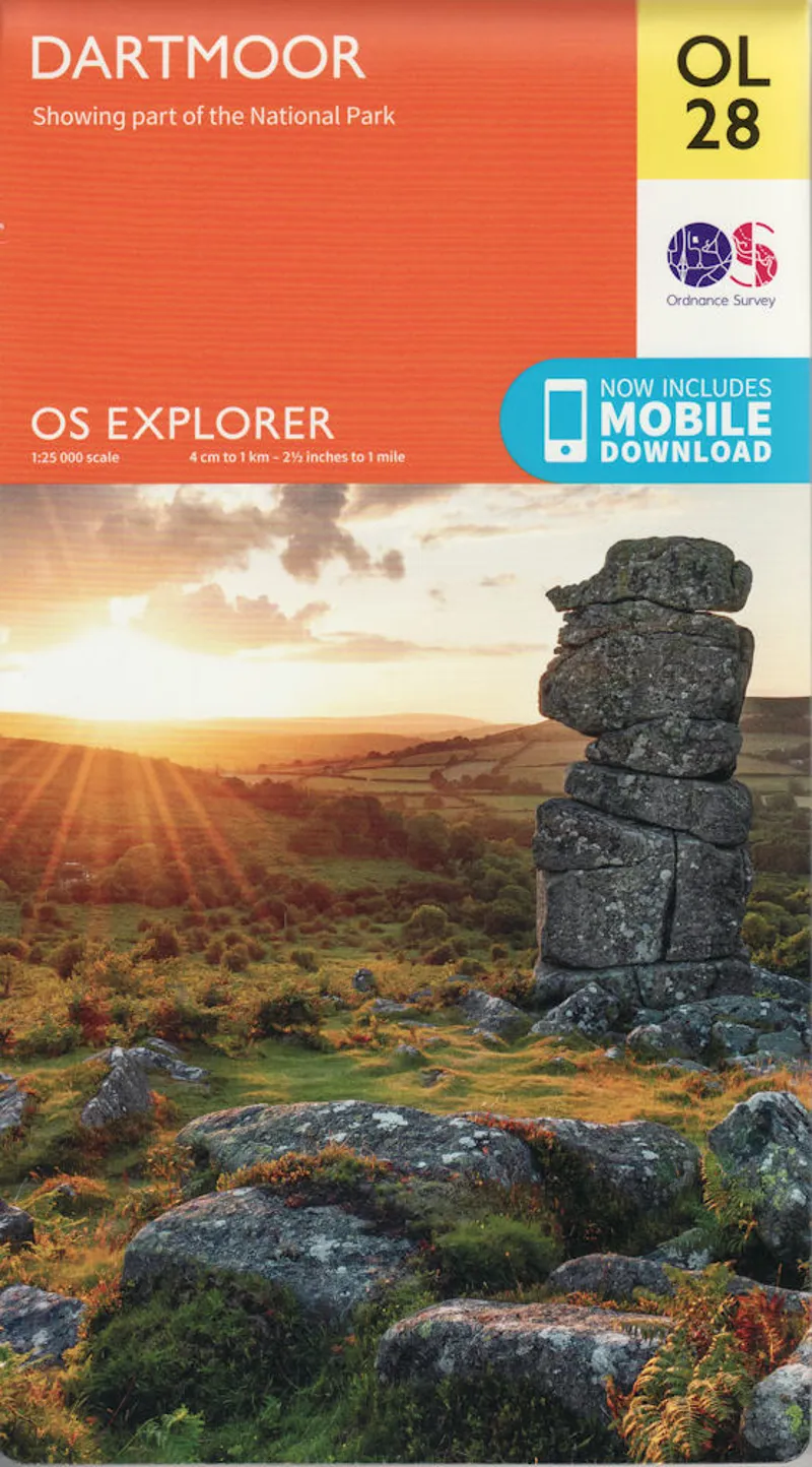 OS Explorer Map OL28 Dartmoor