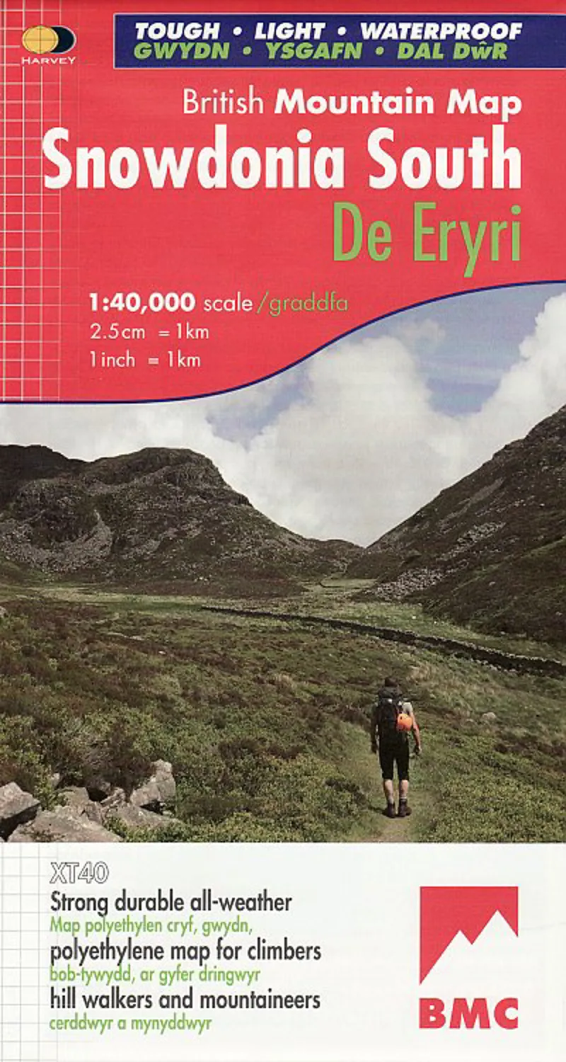 Harvey Map 1:40,000 Snowdonia South