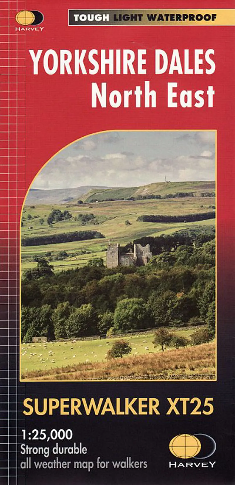 Cordee Yorkshire Dales North East XT25 Superwalker 1:25000 Map
