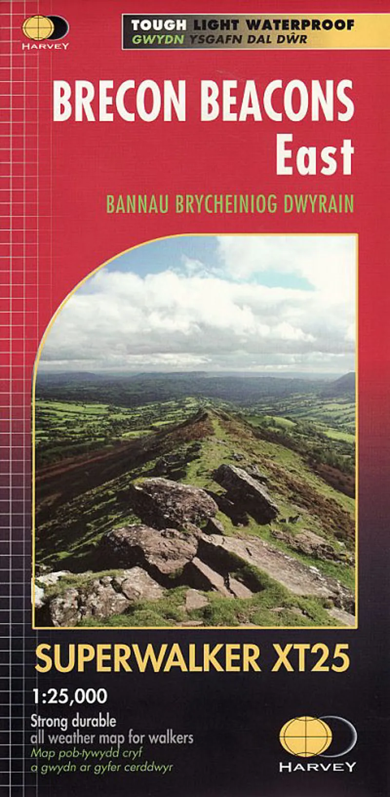Harvey Map 1:25,000 Brecon Beacons East