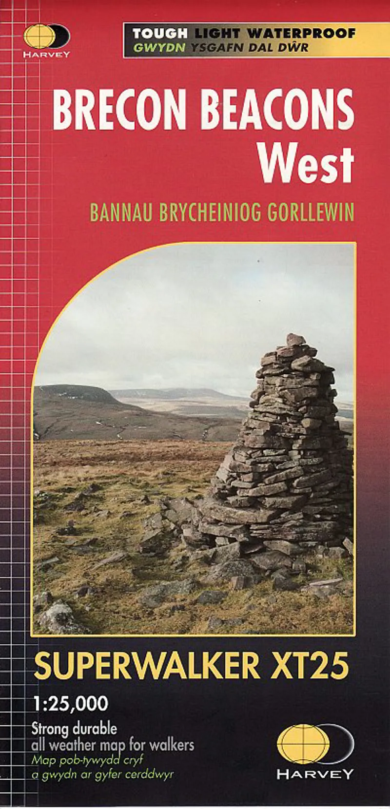 Harvey Map 1:25,000 Brecon Beacons West