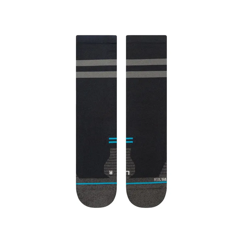 Stance Franchise Ultra-Light Crew Socks Black-1