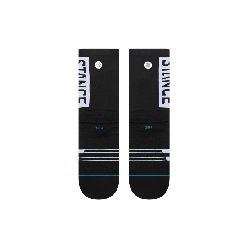 Stance Unisex OG Ultra Light Crew Performance Socks Black-2