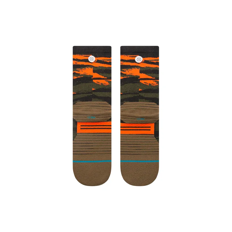 Stance Unisex Primal Light Crew Performance Socks Olive-2