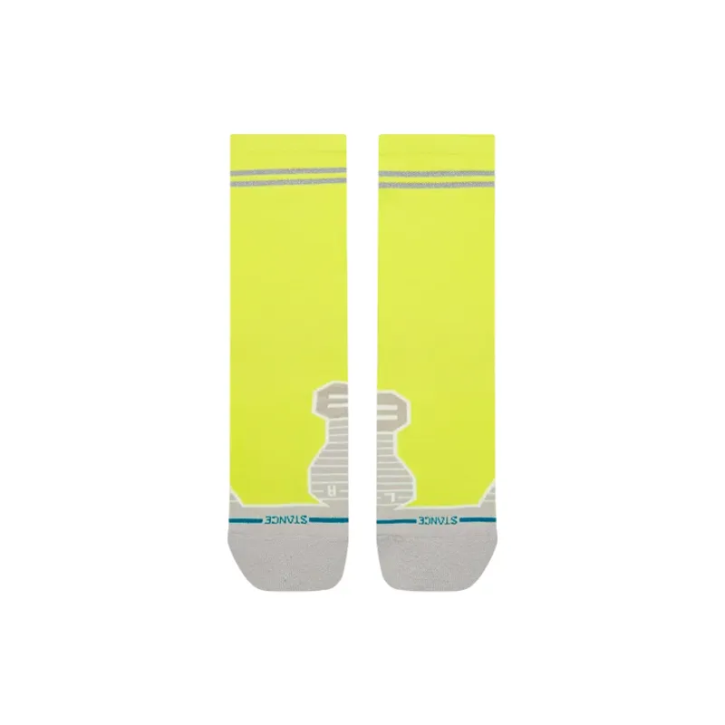 Stance Reflector Light Crew Socks Volt-1