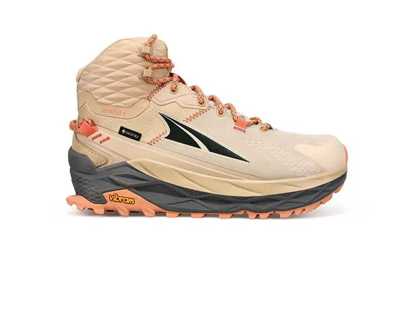 Altra Womens Olympus 5 Mid GTX Sand