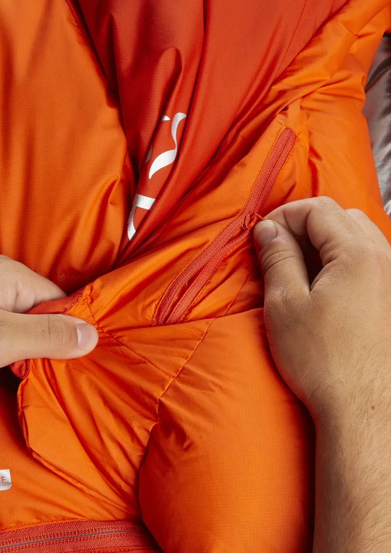 Rab Andes Infinium 800 Sleeping Bag Atomic - Left Zip-3