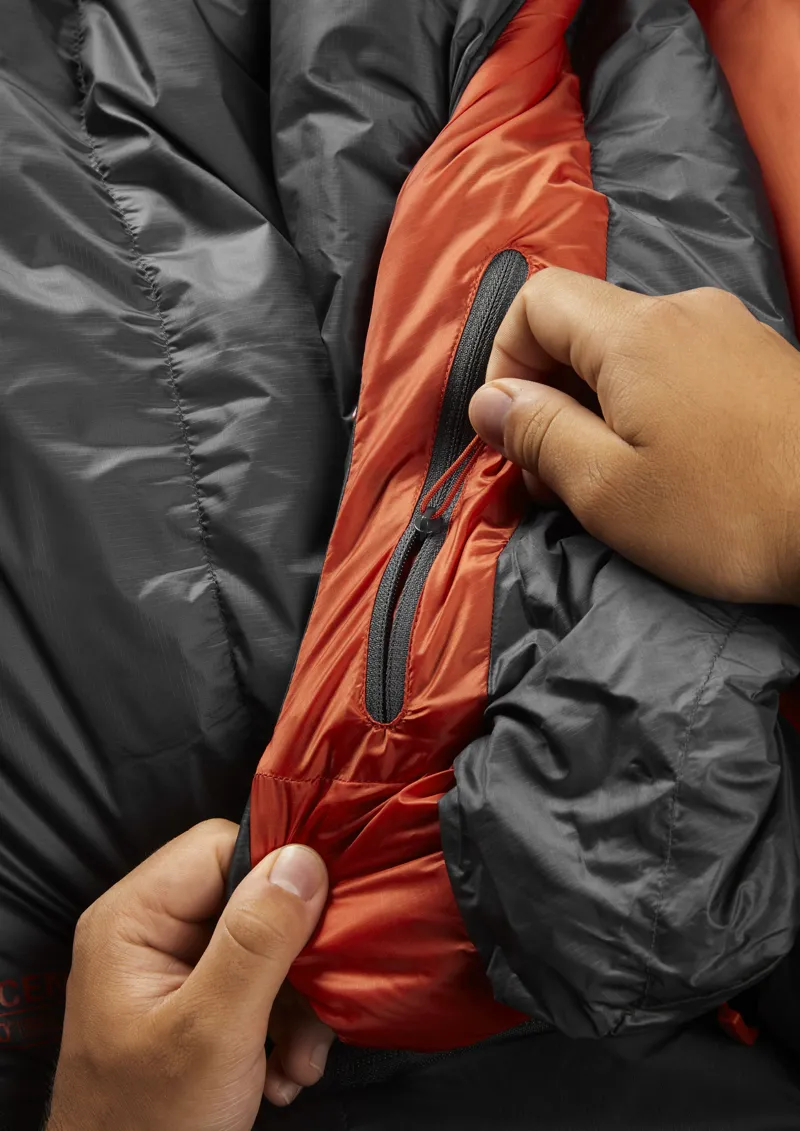 Rab Ascent 500 Sleeping Bag Graphene - Regular - Left Zip-9