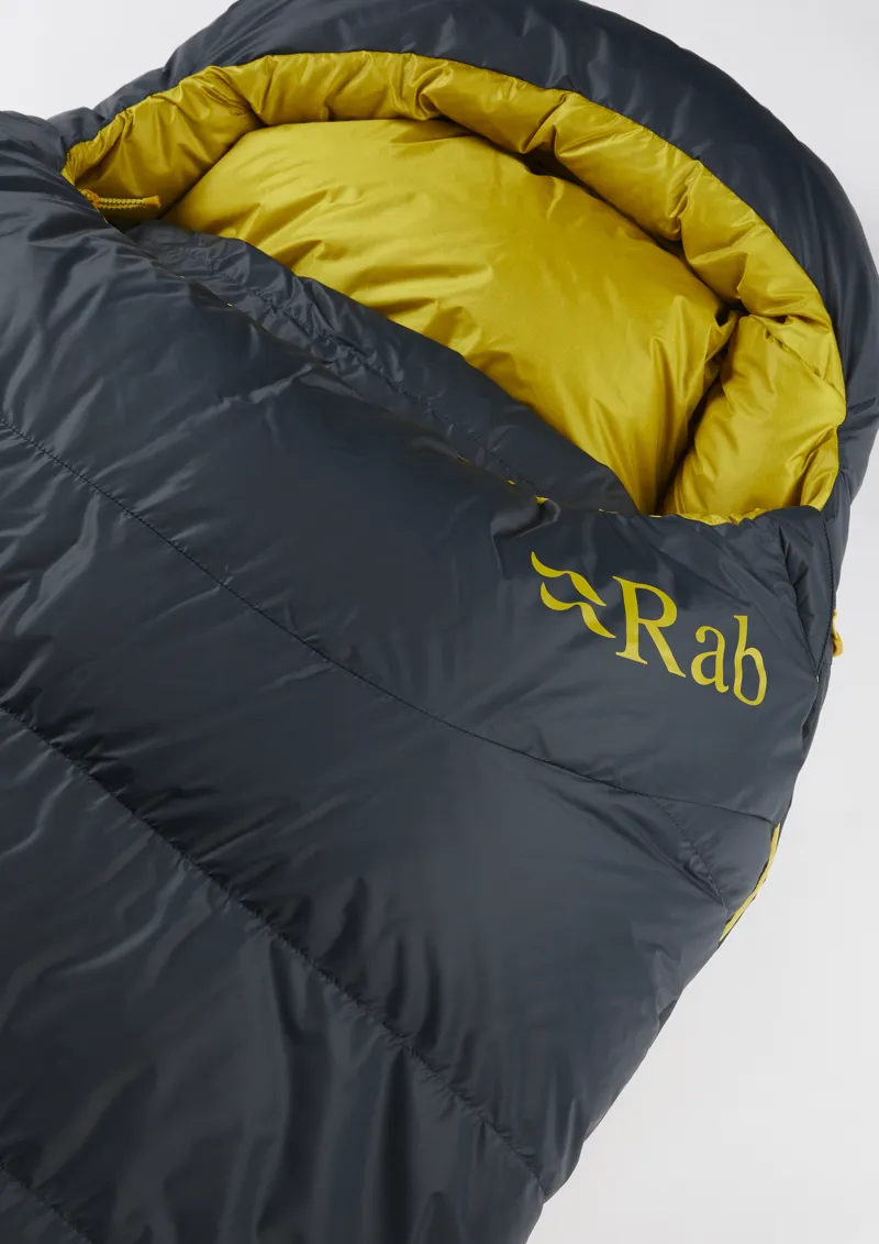 Rab Ascent Pro 800 Sleeping Bag Beluga - Regular - Left Zip-5