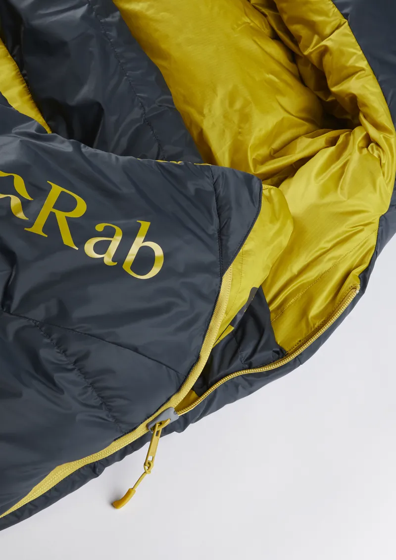 Rab Ascent Pro 800 Sleeping Bag Beluga - Regular - Left Zip-7