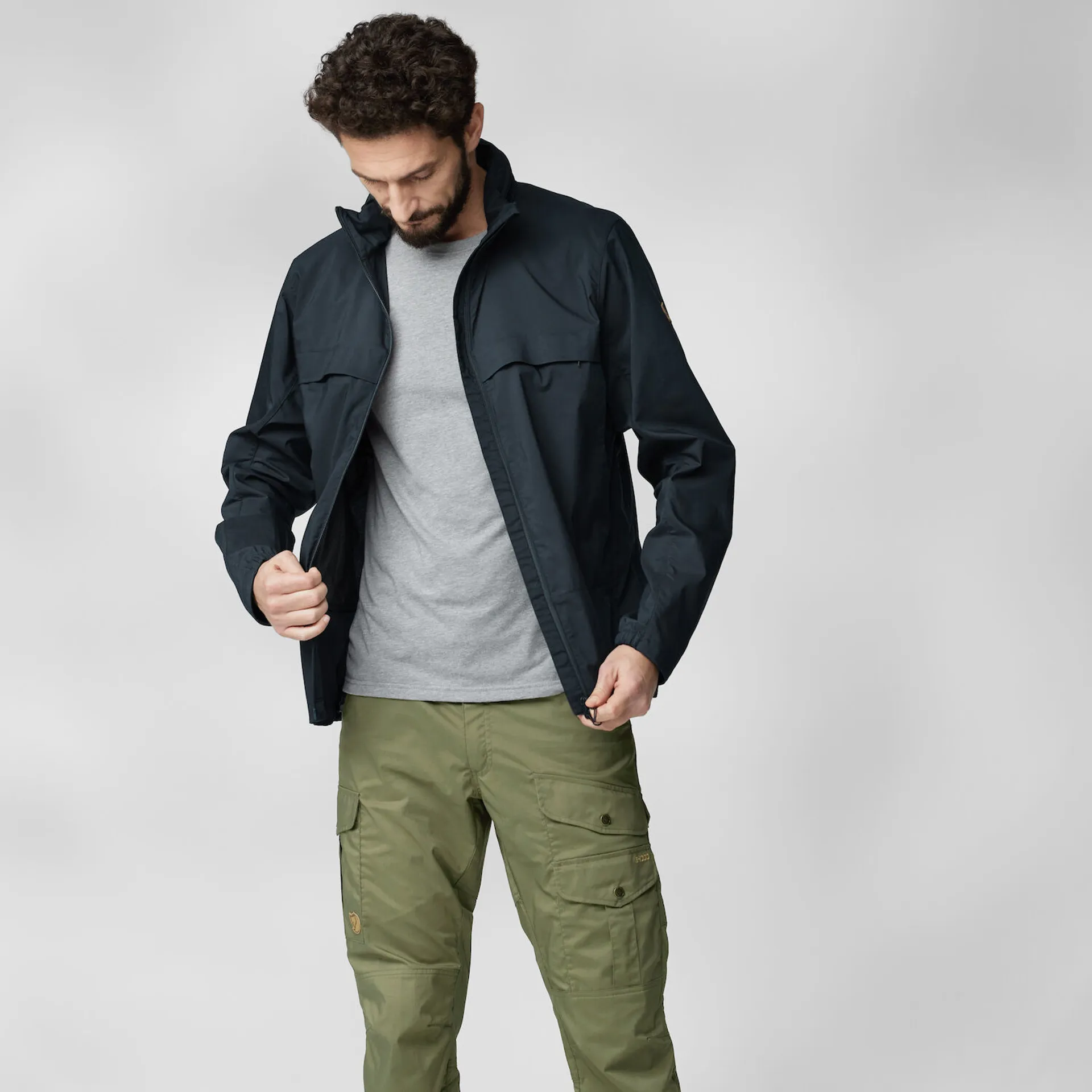 Fjallraven Mens Abisko Hike Jacket Dark Grey