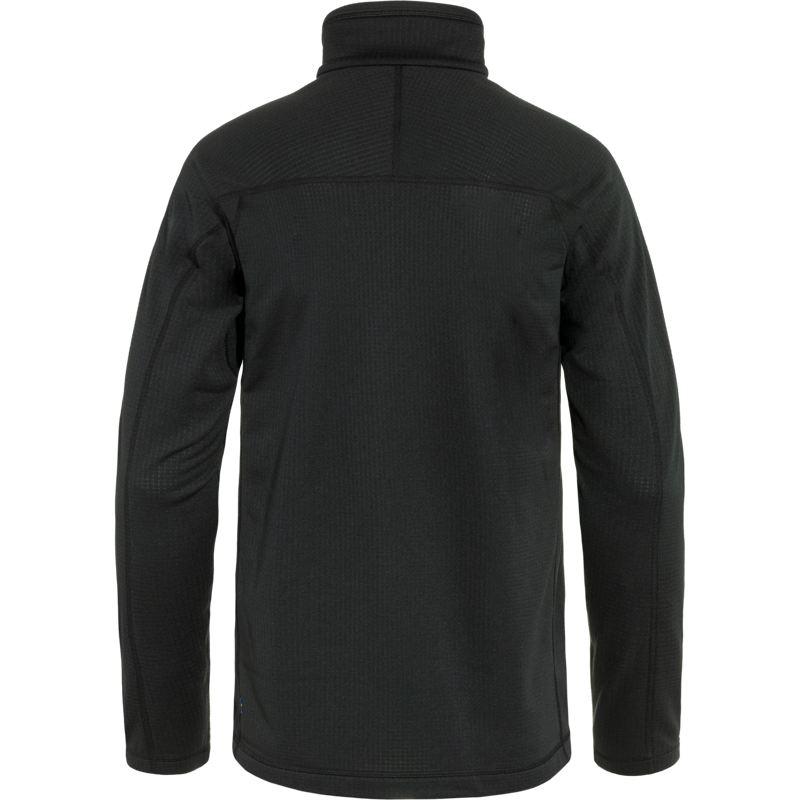Fjallraven Mens Abisko Lite Fleece Half Zip Black-1