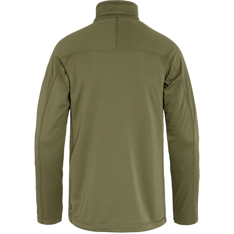 Fjallraven Mens Abisko Lite Fleece Half Zip Green-1