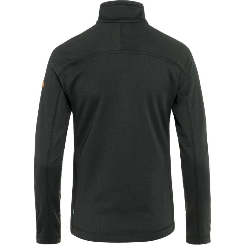 Fjallraven Womens Abisko Lite Fleece Half Zip Black-1