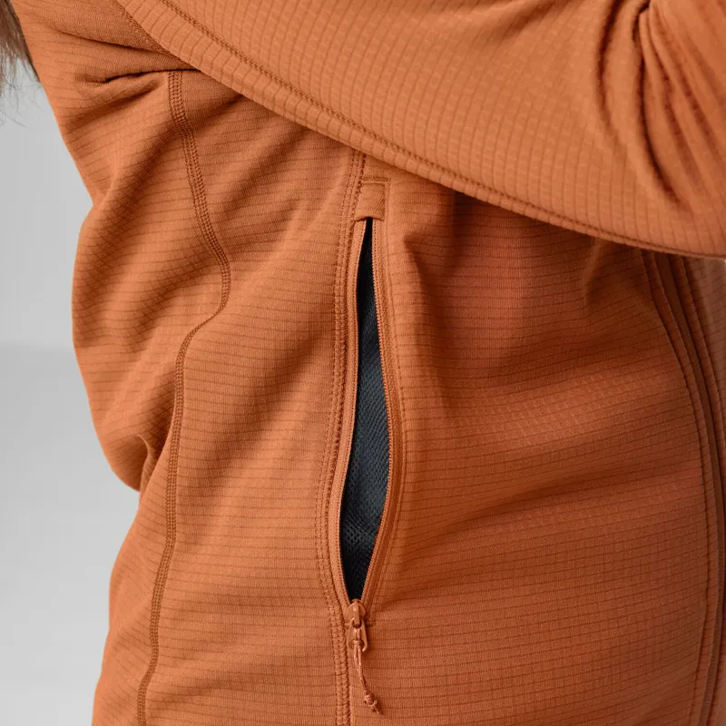 Fjallraven Womens Abisko Lite Fleece Jacket Indigo Blue-6