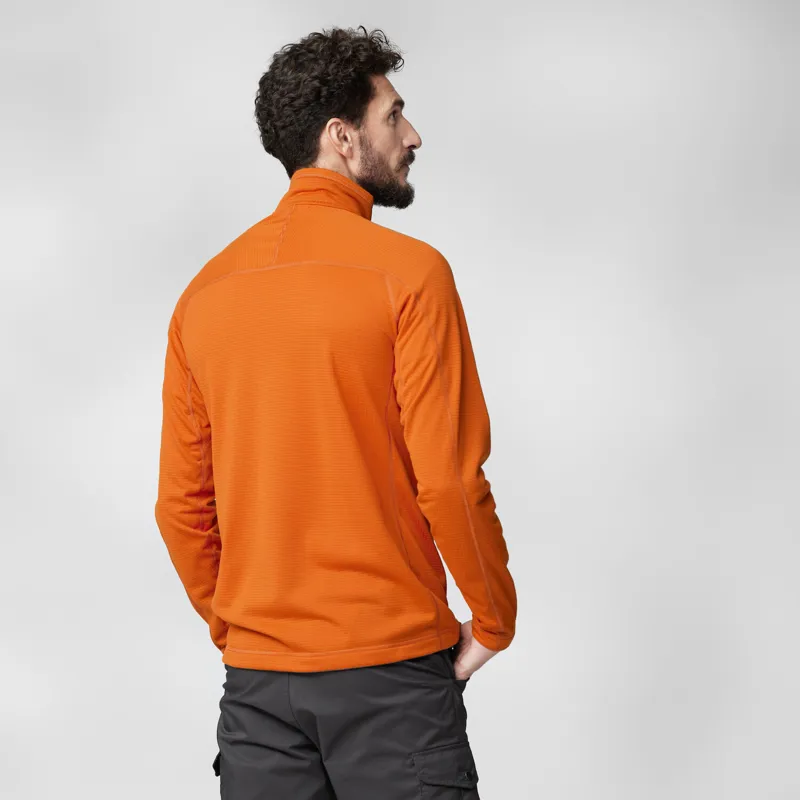 Fjallraven Mens Abisko Lite Fleece Half Zip Black-3