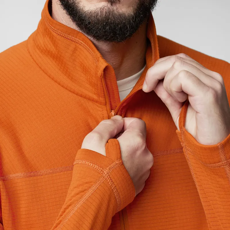 Fjallraven Mens Abisko Lite Fleece Half Zip Dark Navy-6