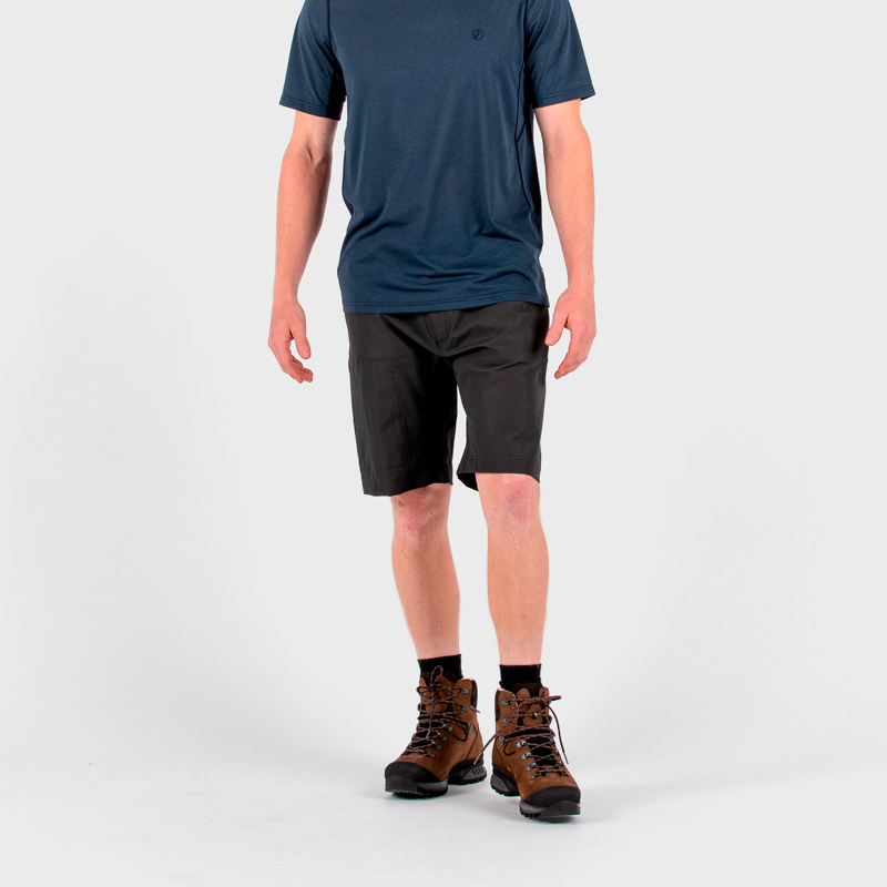 Fjallraven Mens Abisko Lite Shorts Dark Grey-2