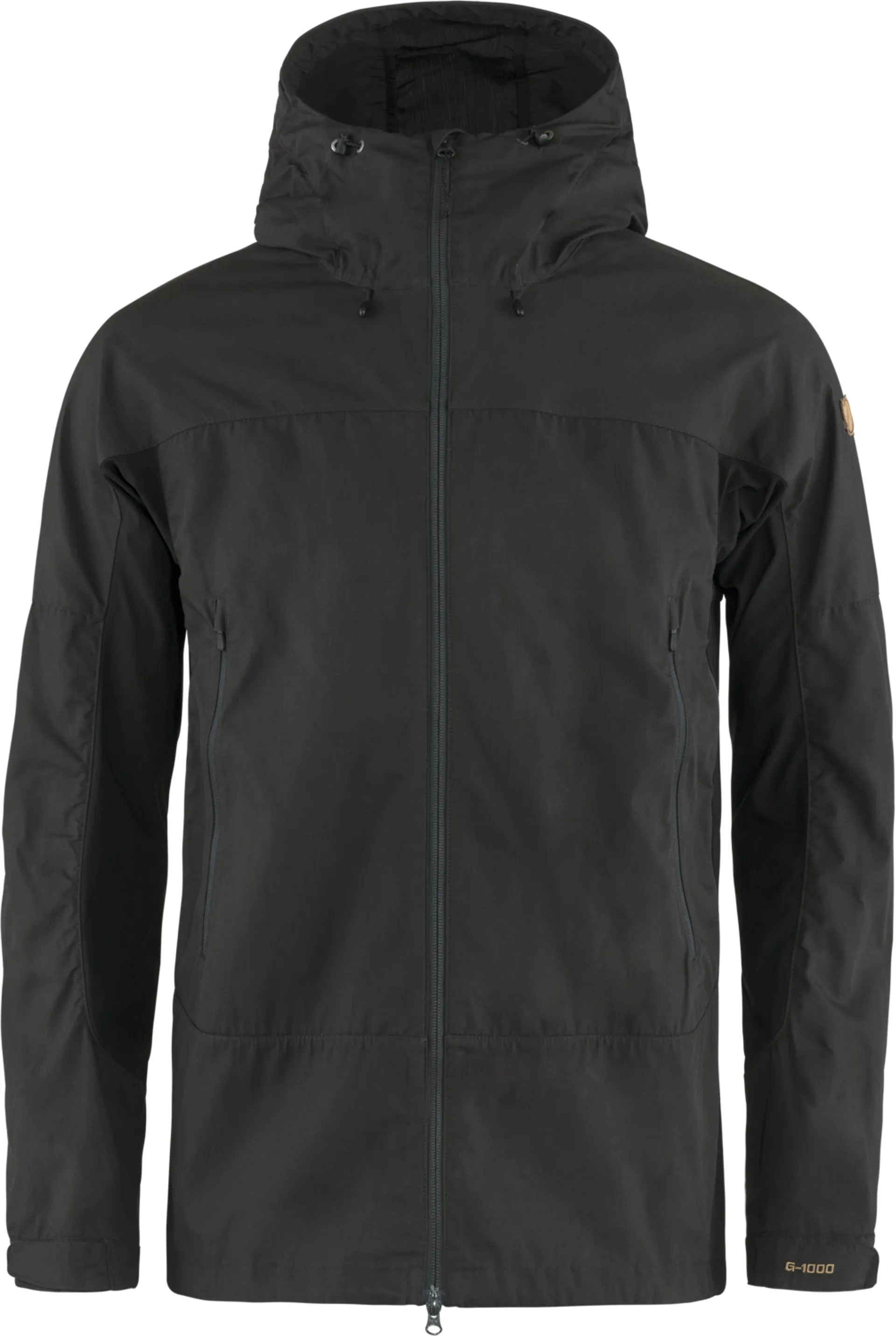 Fjallraven Mens Abisko Lite Trekking Jacket Dark Grey Black