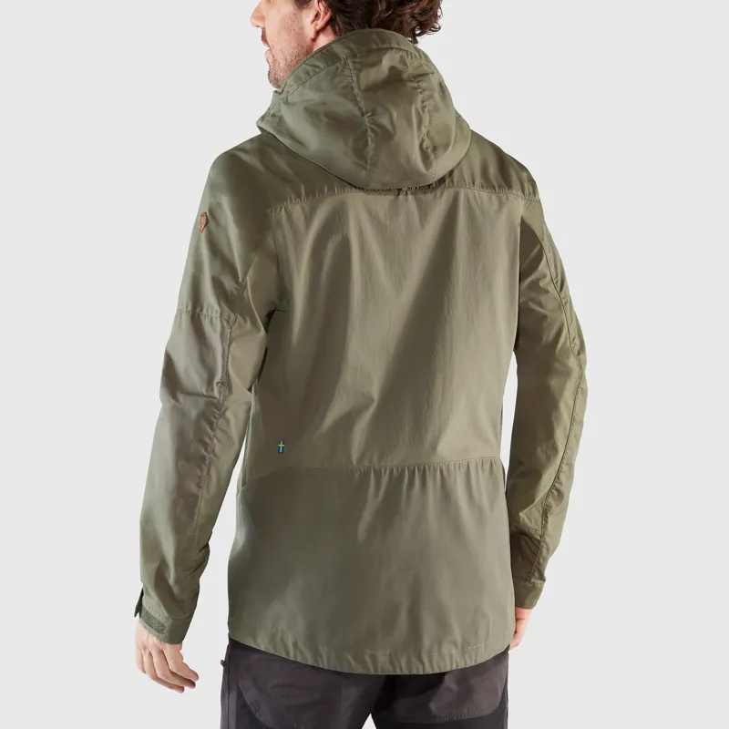 Fjallraven Mens Abisko Lite Trekking Jacket Buckwheat Brown/Dark Grey-3